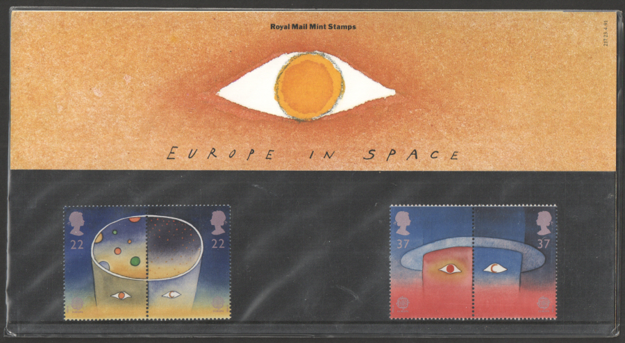 (image for) 1991 Europe In Space Royal Mail Presentation Pack 217